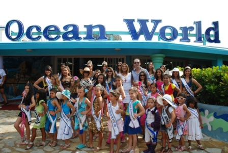  MODELOS VISITAN OCEAN WORLD; PARTICIPARÁN FESTIVAL TALENTO, BELLEZA EN SOSÚA 