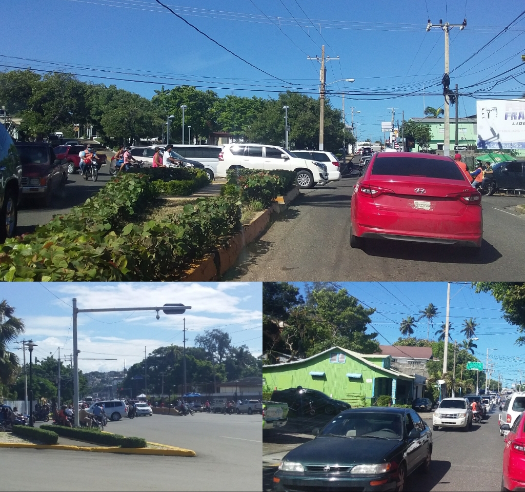  Vías de Puerto Plata se observaron muy congestionadas en la víspera de la Nochebuena