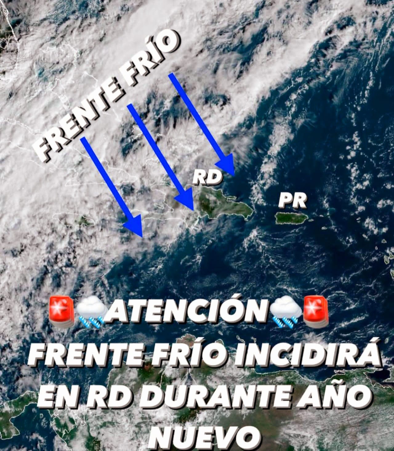   Meteorología pronostica lluvias por llegada de frente frío y temperaturas agradables  