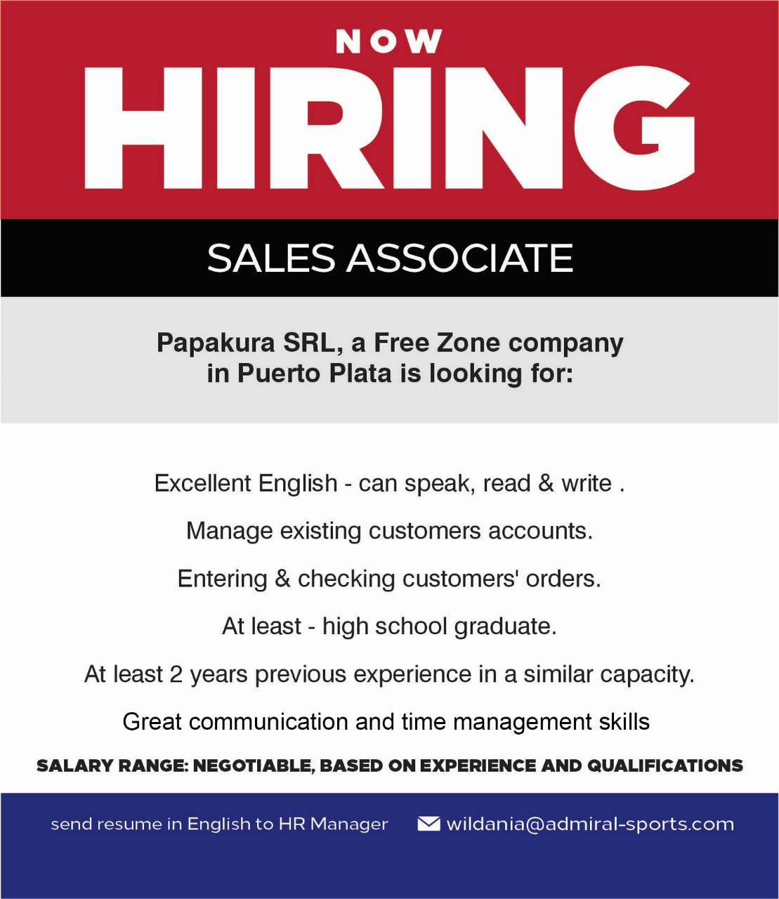 ¿Quieres ser un sales associate? Estos son los requisitos