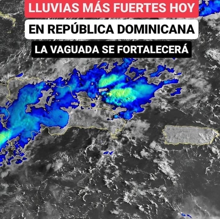 Meteorología pronostica continuarán las lluvias por efectos de vaguada   