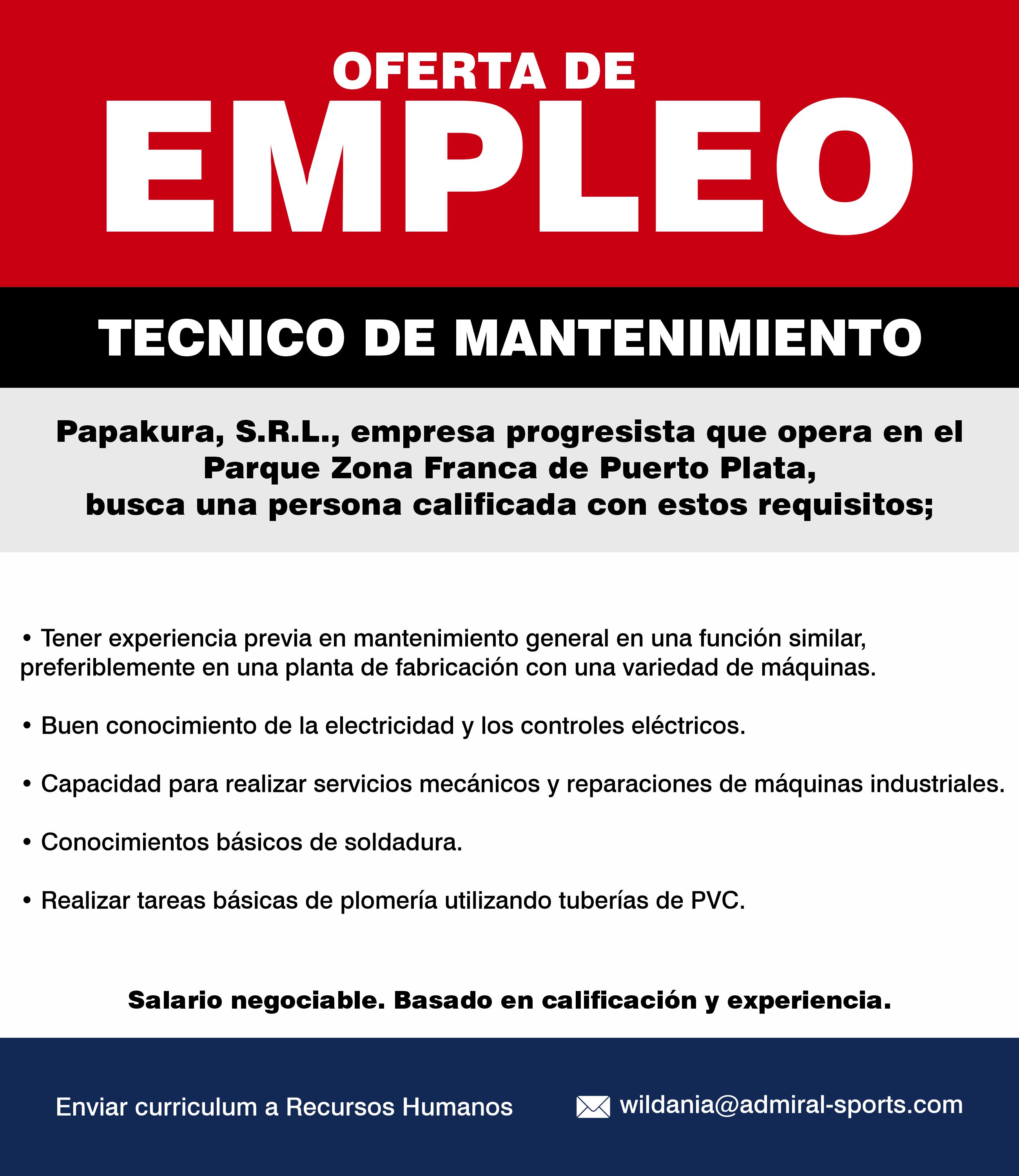 ¡Excelente oportunidad laboral en Papakura, S.R.L.!