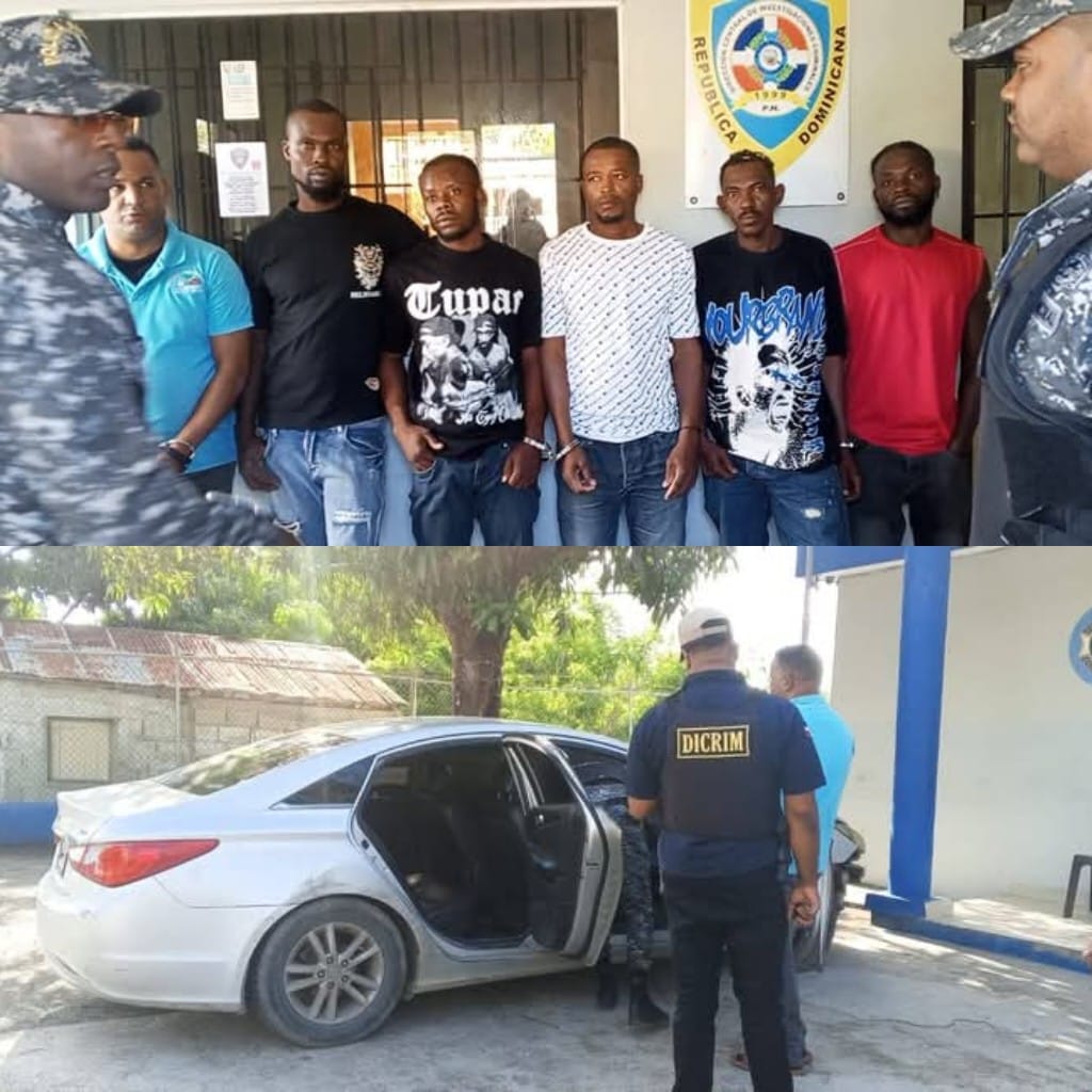         Detienen grupo de haitianos ilegales en Sabaneta de Yásica eran transportados en un automóvil   