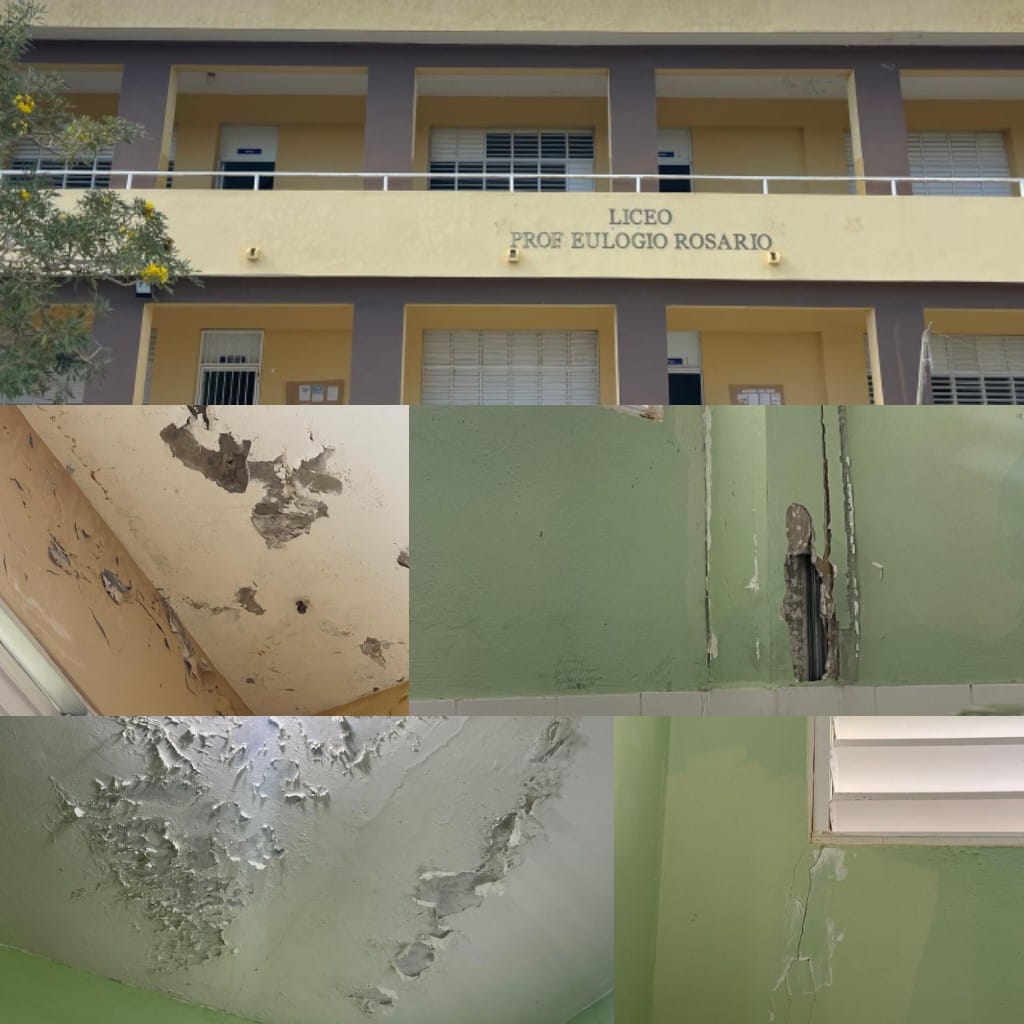   Denuncian liceo comunidad rural de Puerto Plata se encuentra a punto de colapsar  