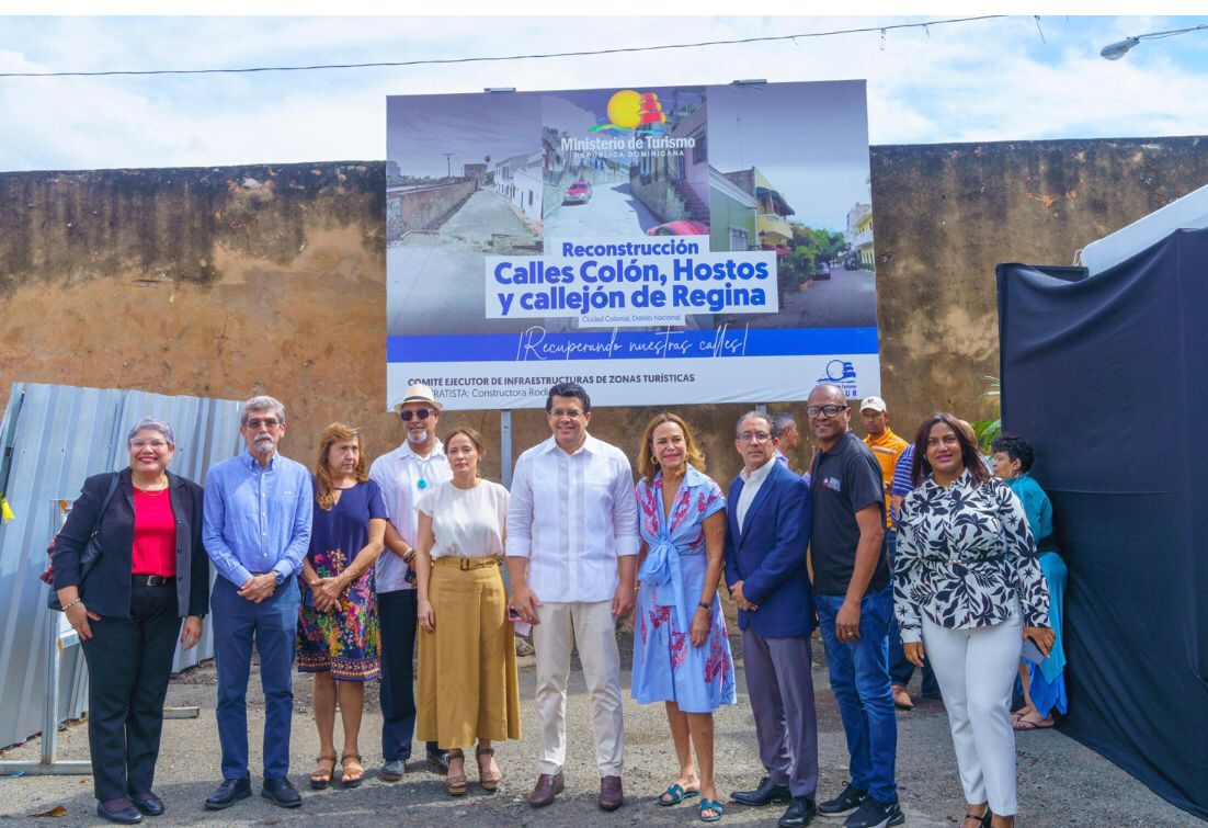 Collado dice turismo invierte más de 400 millones de pesos en obras emblemáticas en Ciudad Colonial