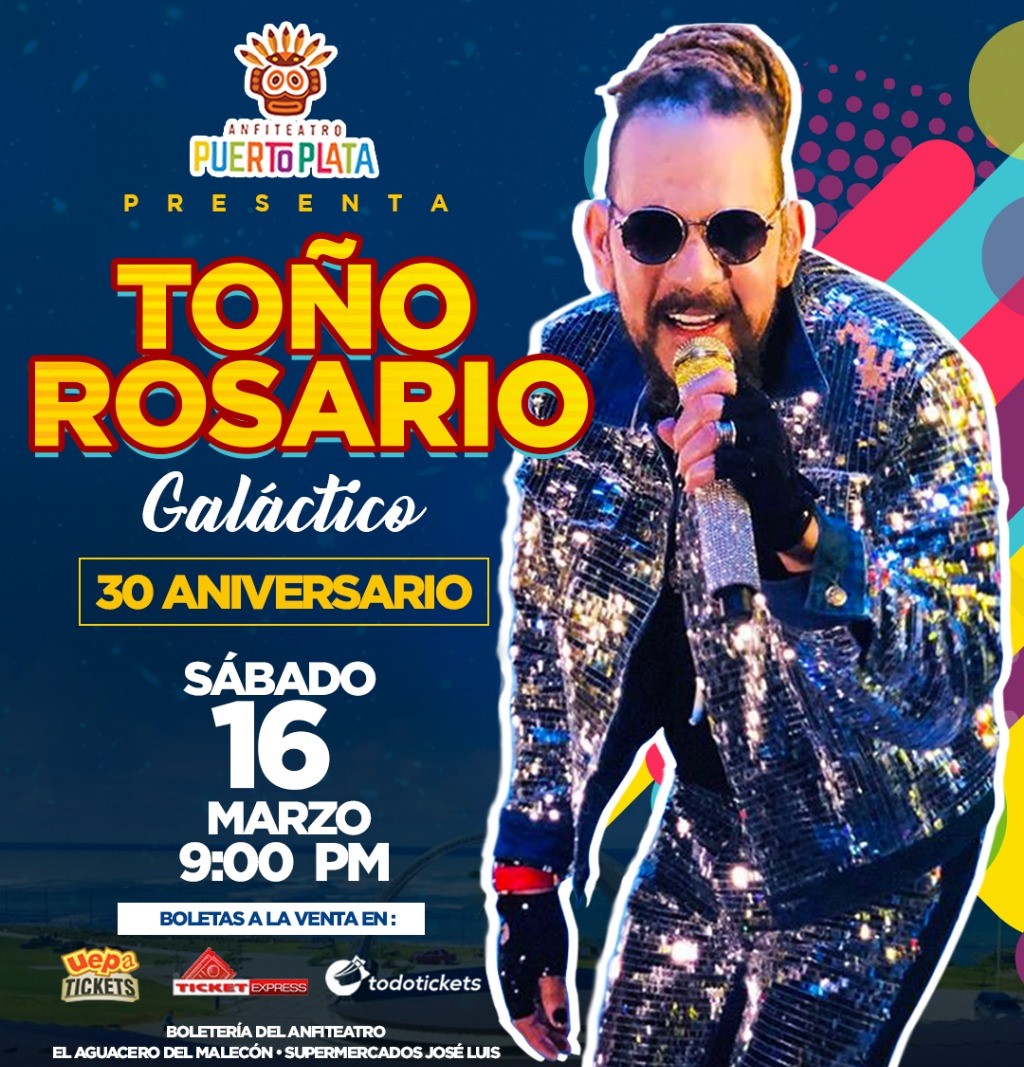 Merenguero Toño Rosario celebrará su 30 aniversario como solista con un