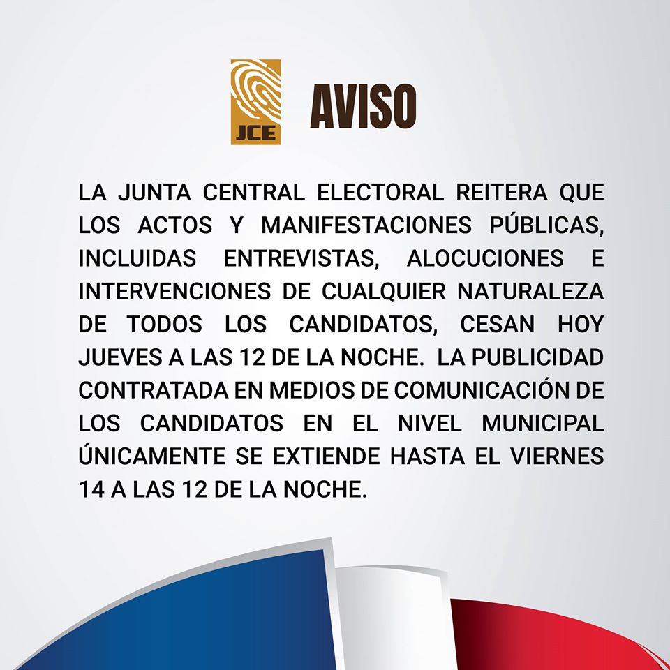 Culmina la campaña política para Elecciones Municipales del próximo
