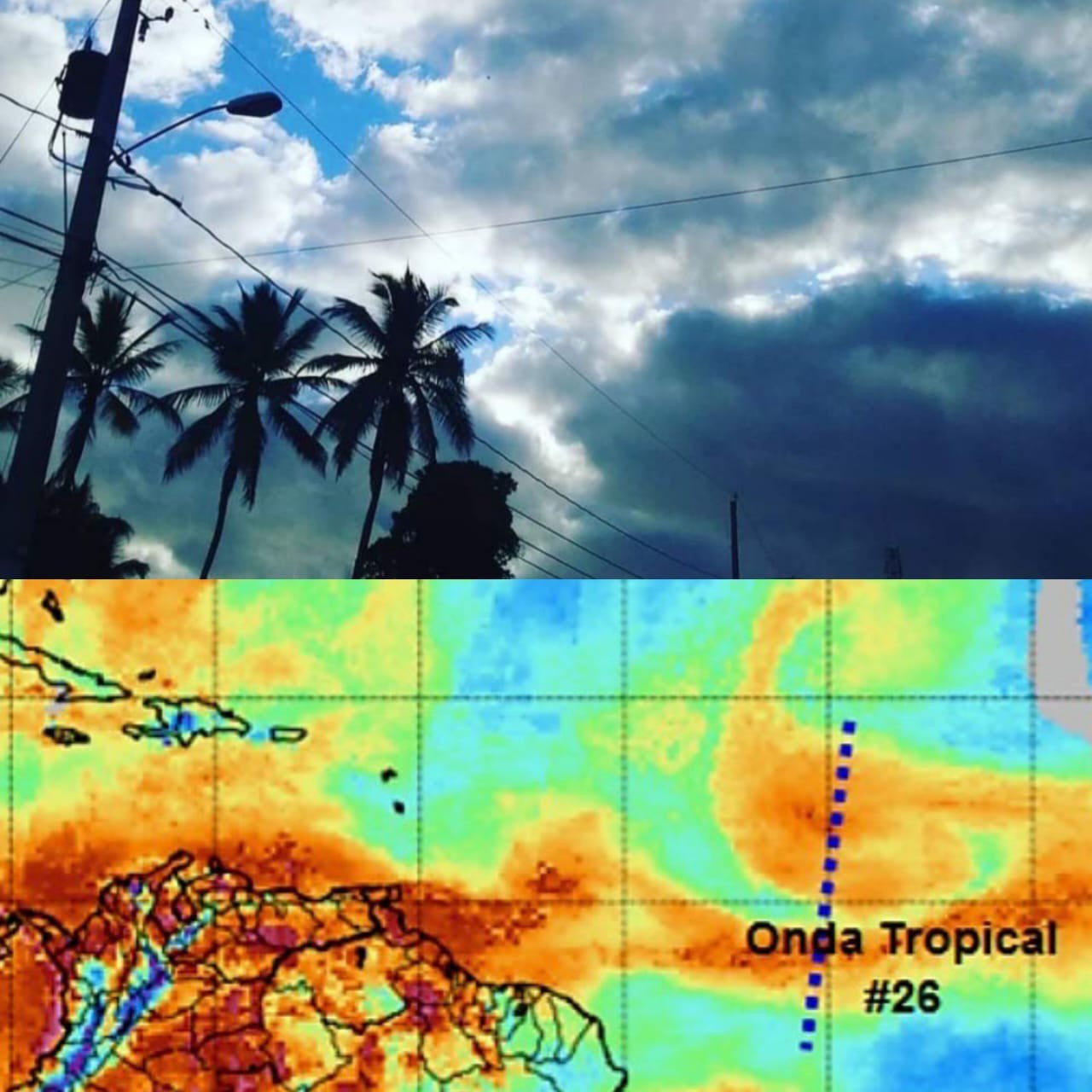 Meteorología pronostica ocurrencia de lluvias en RD por llegada de vaguada y onda tropical 