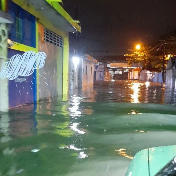 Intensas lluvias registradas por más de dos horas ocasionaron inundaciones urbanas en Puerto Plata y Sosúa
