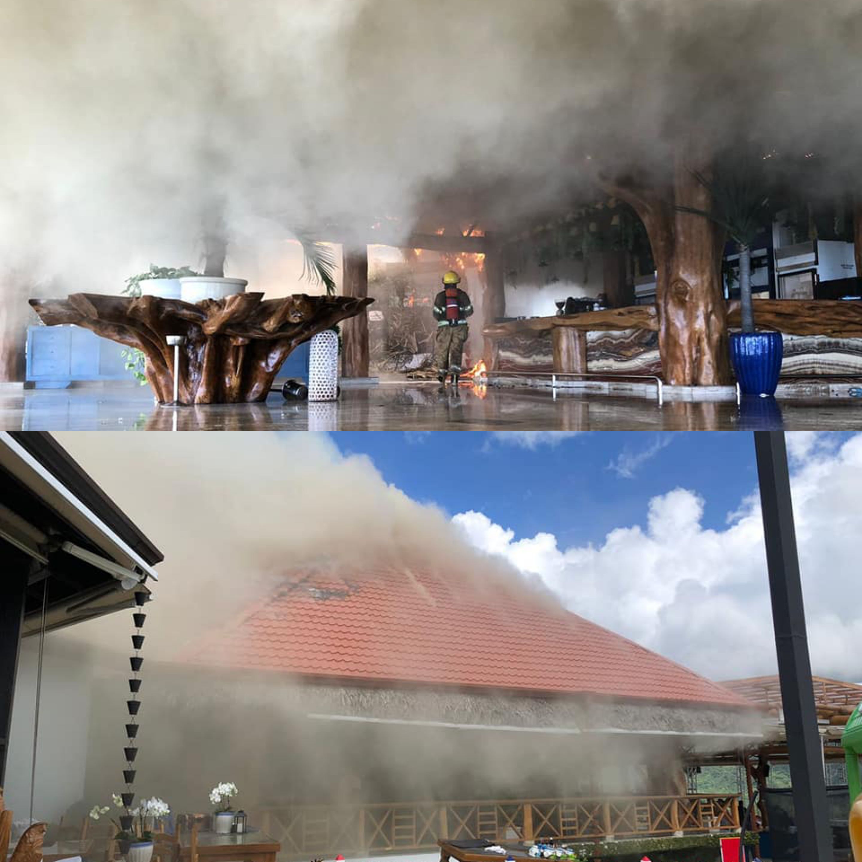 Incendio causa pérdidas millonarias a restaurante “La Catalina” en comunidad El Cupey de Puerto Plata