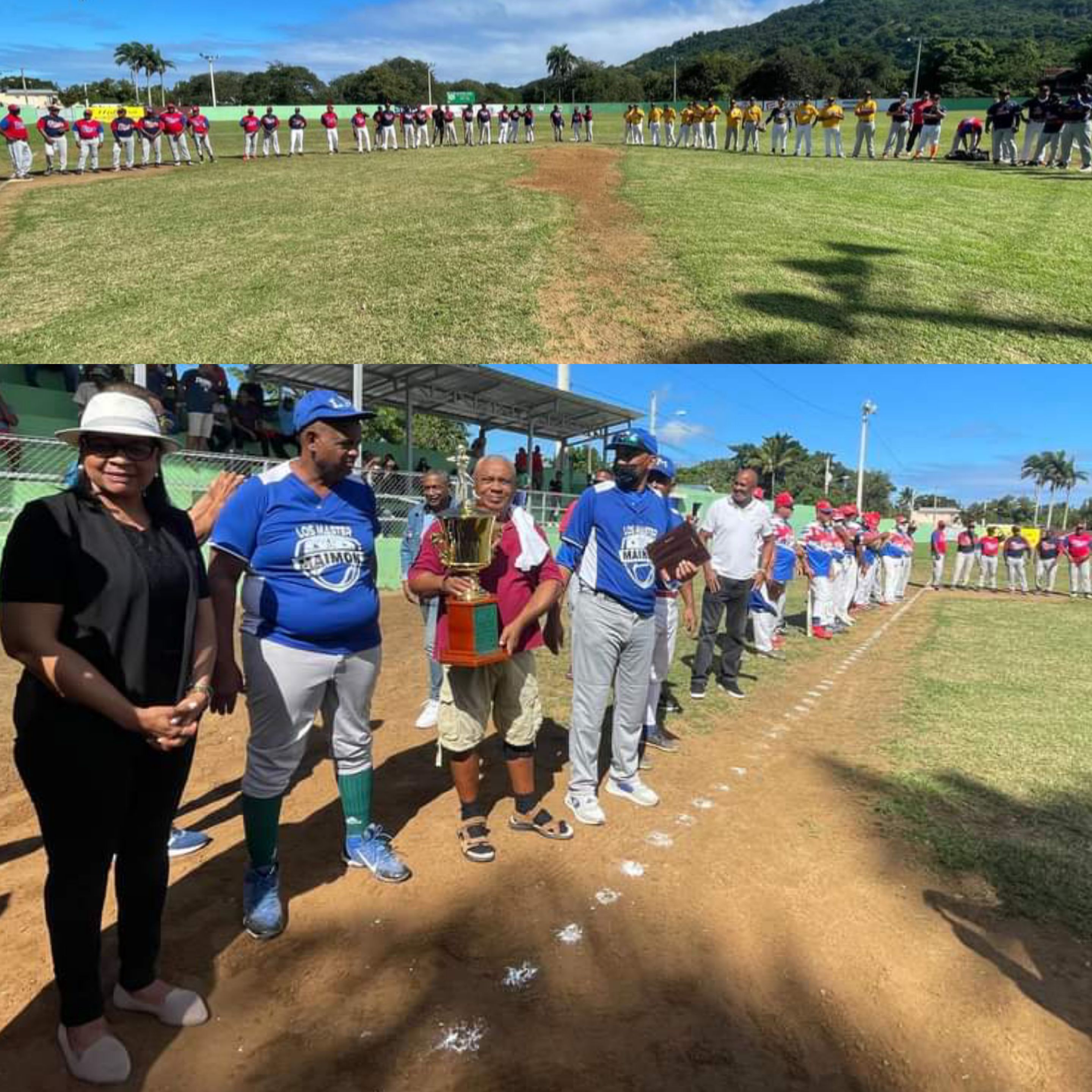 Realizan torneo de sóftbol con fines benéficos en Maimón, participan 7 equipos de diversas comunidades