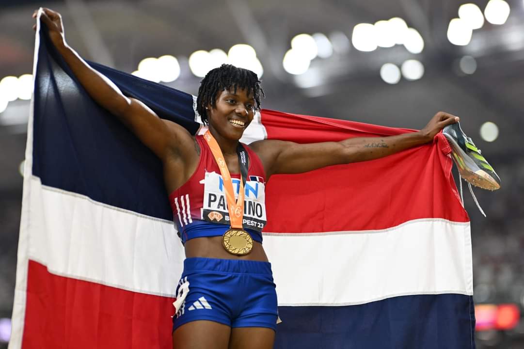 Dominicana Marileidy Paulino gana oro en Mundial de Atletismo celebrado en Hungría