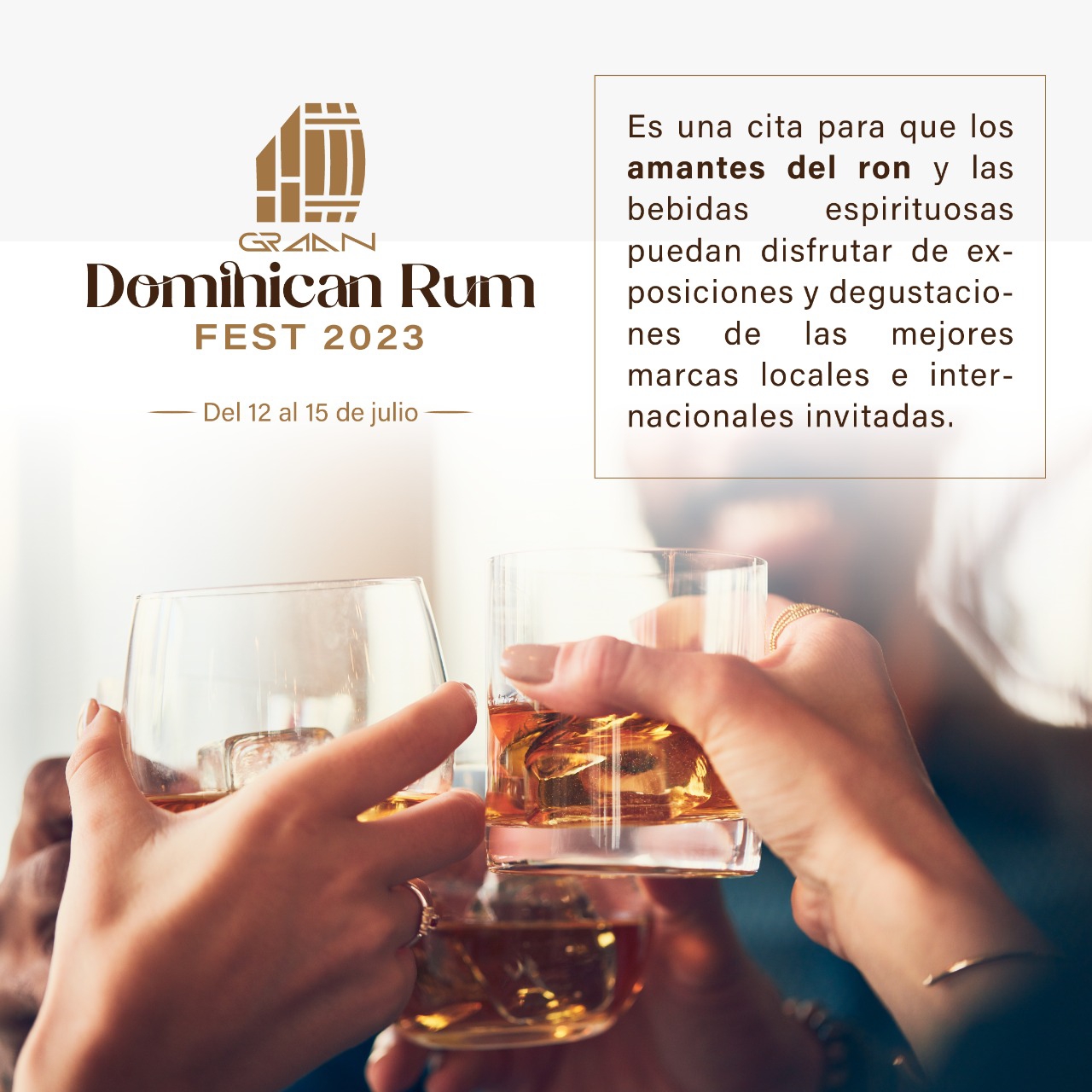 El Dominican Rum Fest 2023 será del 12 al 15 de julio en cuatro ciudades del país