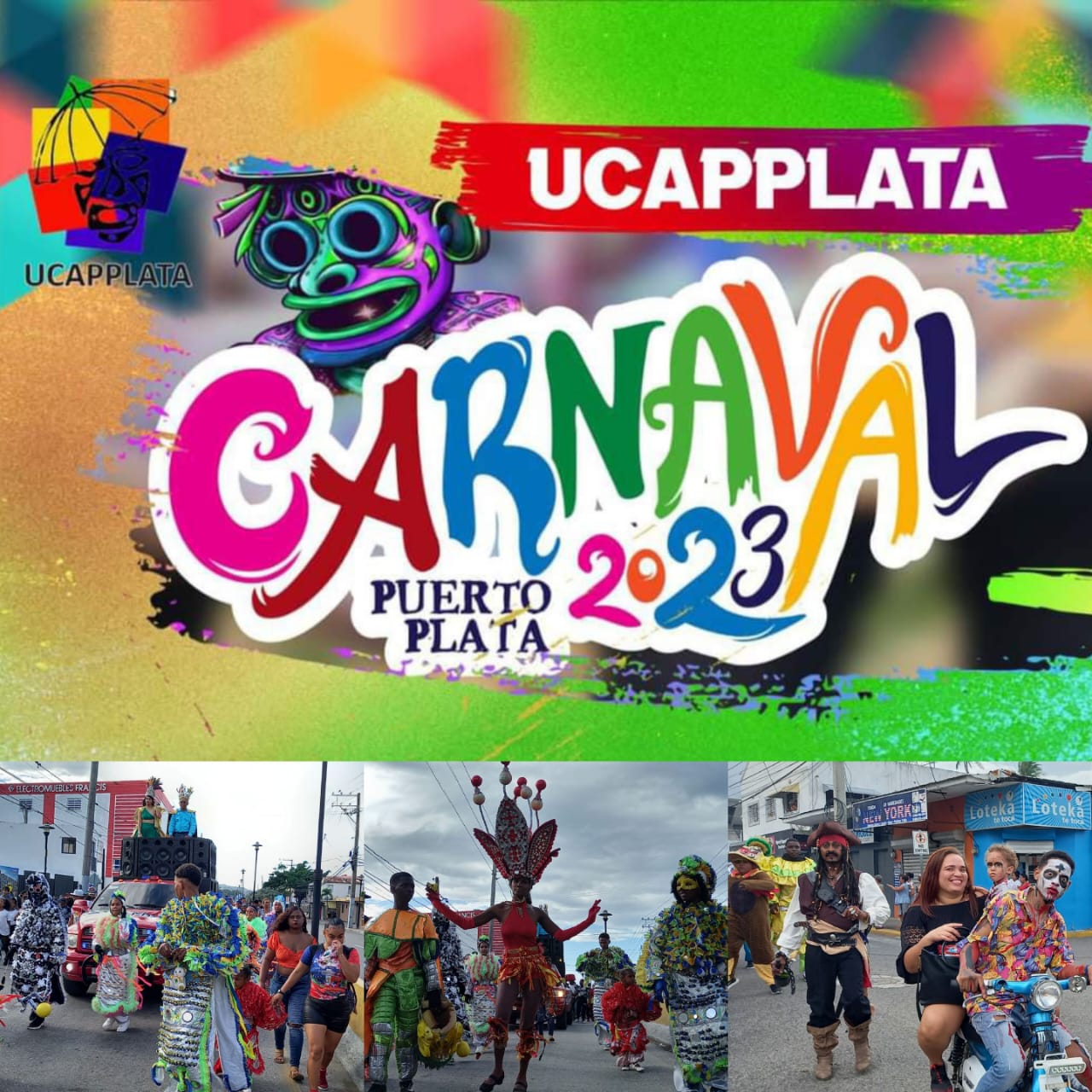 Se realizó con éxito por sectores populares primer calentón del Carnaval Puerto Plata 2023