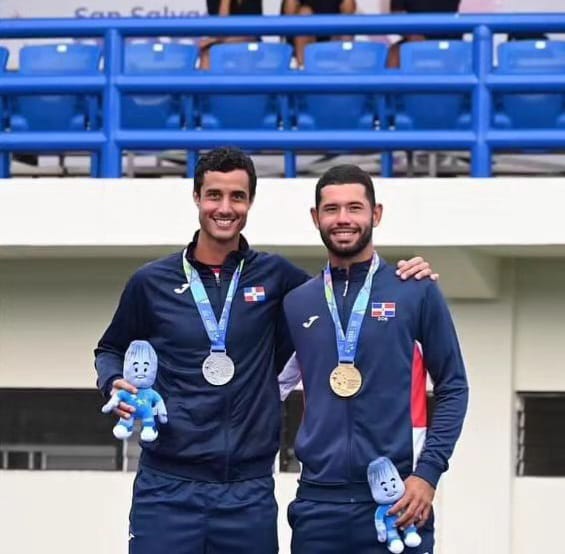 Tenistas puertoplateños conquistan medalla de oro para RD en Juegos Centroamericanos y del Caribe San Salvador 2023