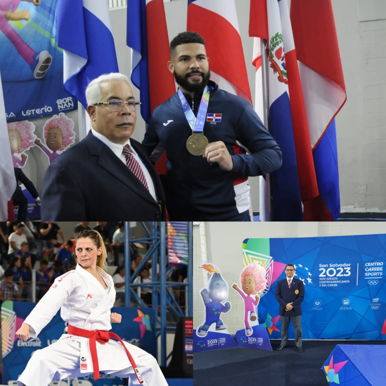 Karatecas de Puerto Plata bañan de oro a RD en Juegos Centroamericanos y del Caribe San Salvador 2023