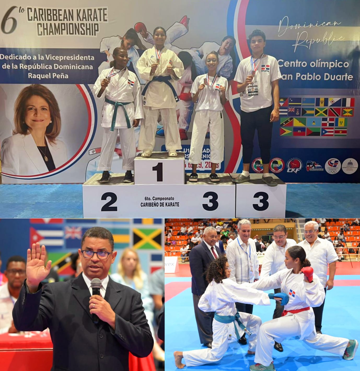 Atletas de Puerto Plata conquistan medallas en el 6to Torneo Caribeño de Karate
