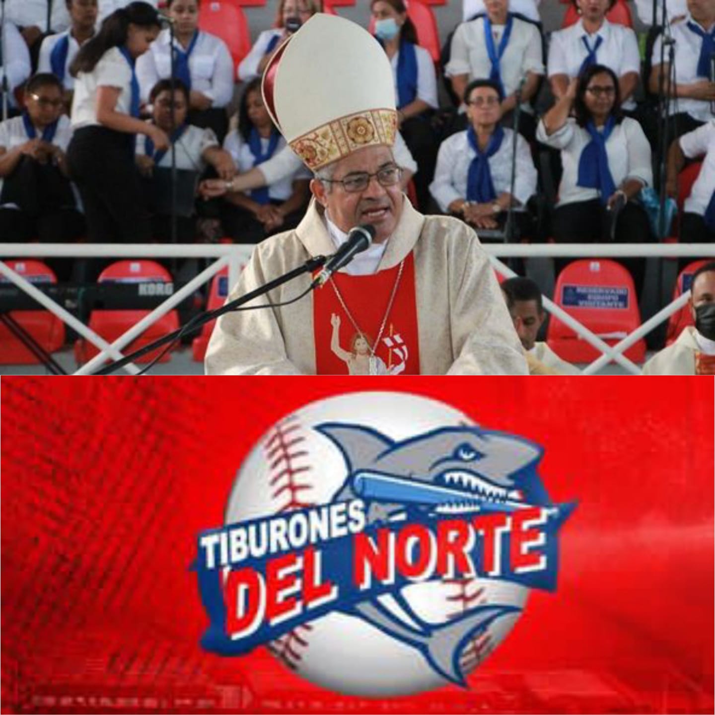 Monseñor Corniel Amaro retoma presidencia del equipo Tiburones del Norte