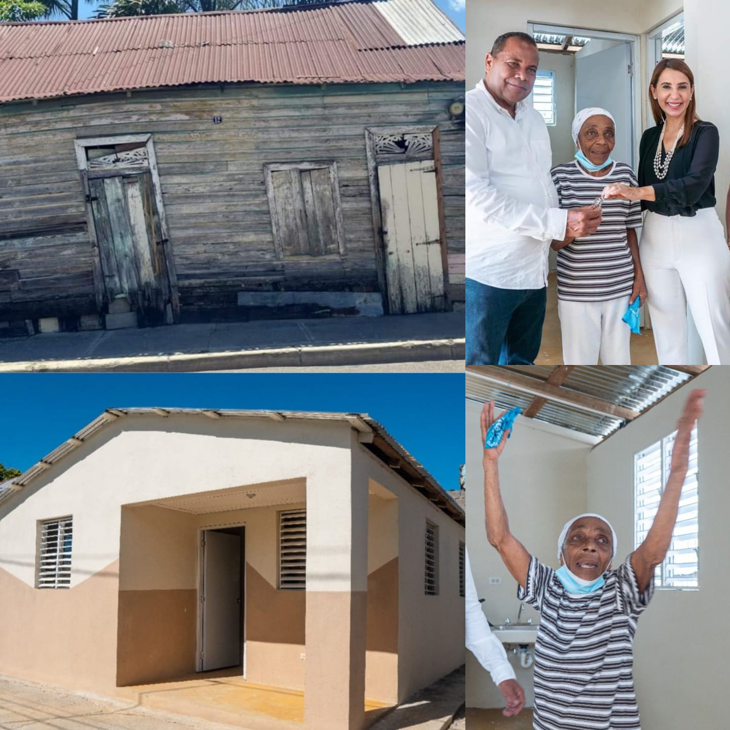  Gobernadora y alcalde de Puerto Plata entregan vivienda a familia de la calle Regalado