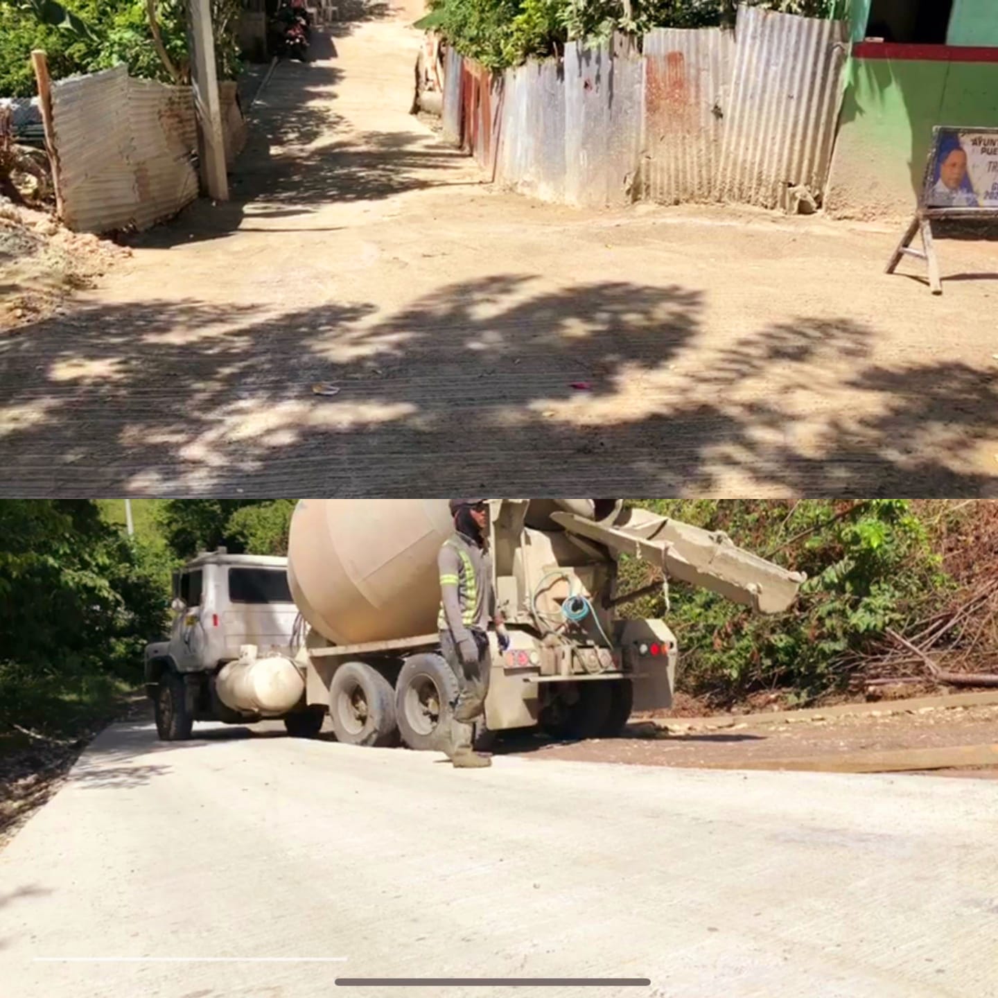 Alcaldía Municipal de Puerto Plata continúa programa de encementado de callejuelas y callejones