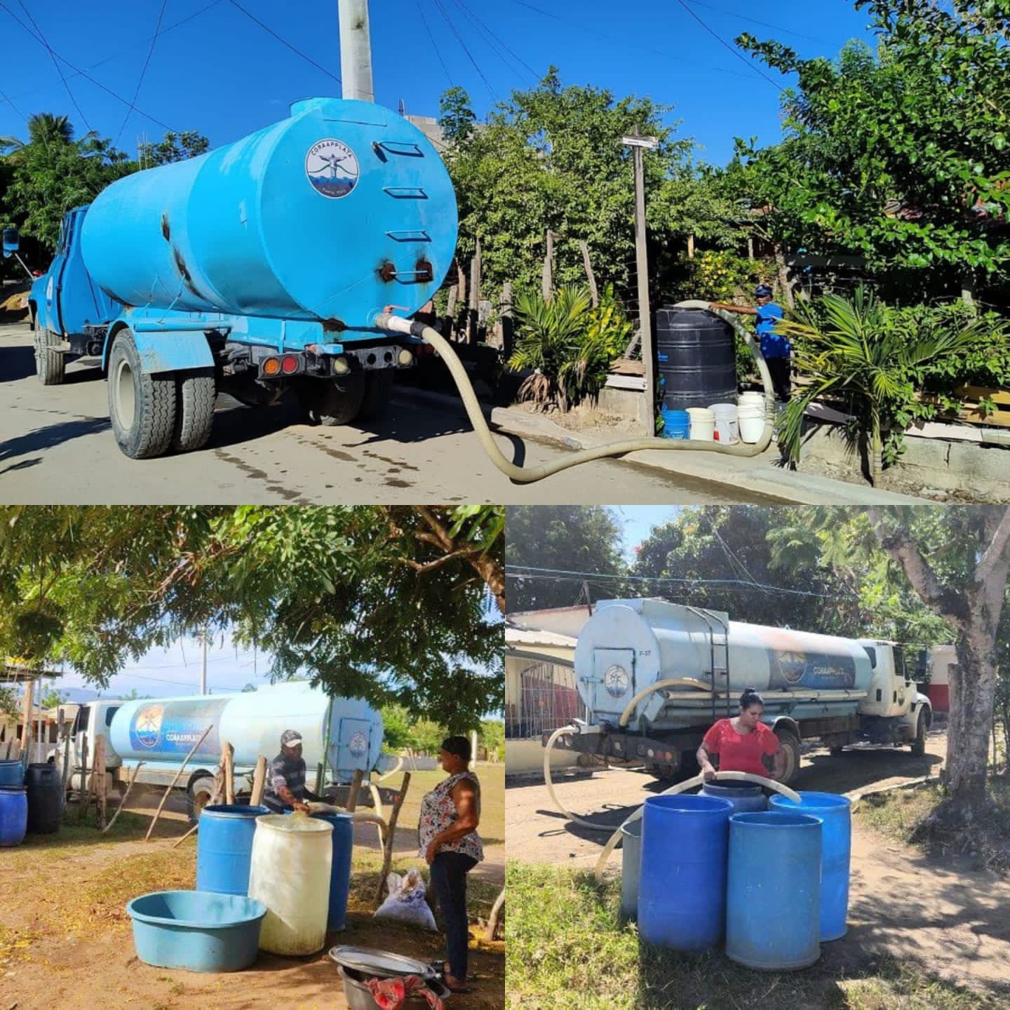 CORAAPPLATA realiza operativos distribución de agua en localidades de Puerto Plata