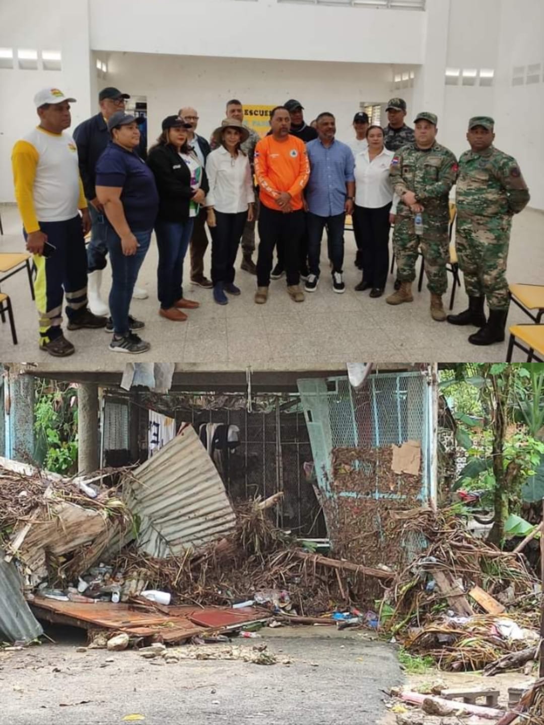     Autoridades dan respuesta inmediata a daños causados por las lluvias en localidades de Puerto Plata 