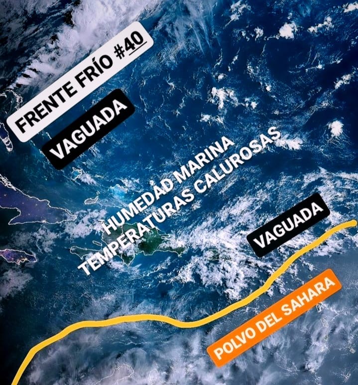 Pronostican lluvias en varias regiones de RD debido a incidencia de dos vaguadas y otros fenómenos atmosféricos  