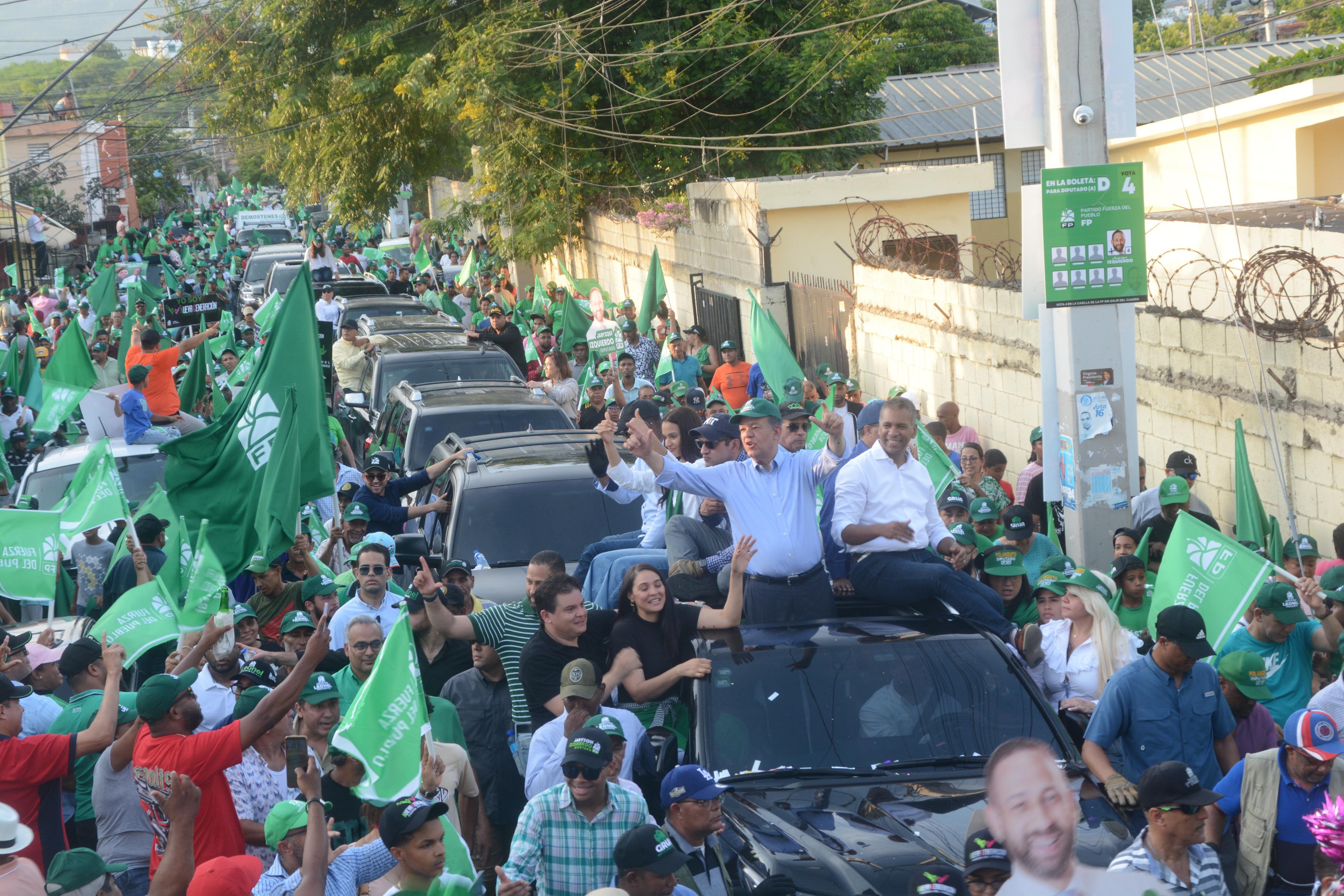  Fuerza del Pueblo recibe respaldo fenomenal en último tramo de la campaña, asegura Leonel Fernández  