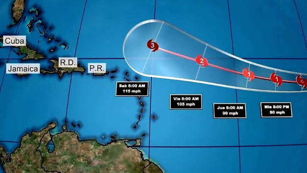  Meteorología advierte sobre temperaturas calurosas en RD; vigila tormenta Erin que pudiera convertirse en huracán  