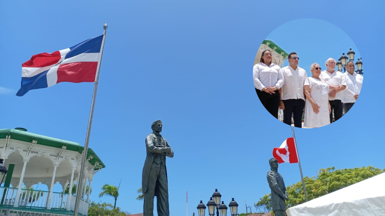Izan bandera de Canadá en Puerto Plata como símbolo de amistad y cooperación   