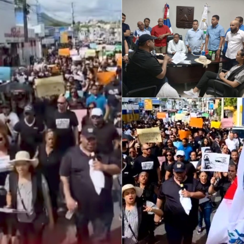   Profesores marcharon en Puerto Plata exigiendo tránsito seguro y organizado  